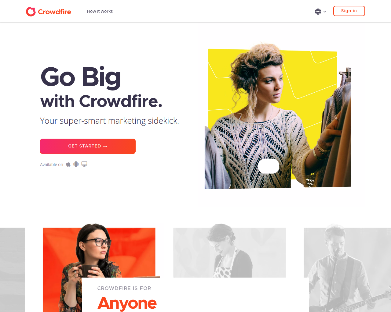 Cover photo of Crowdfire