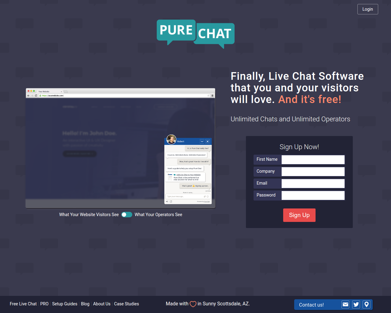 Cover photo of Pure Chat