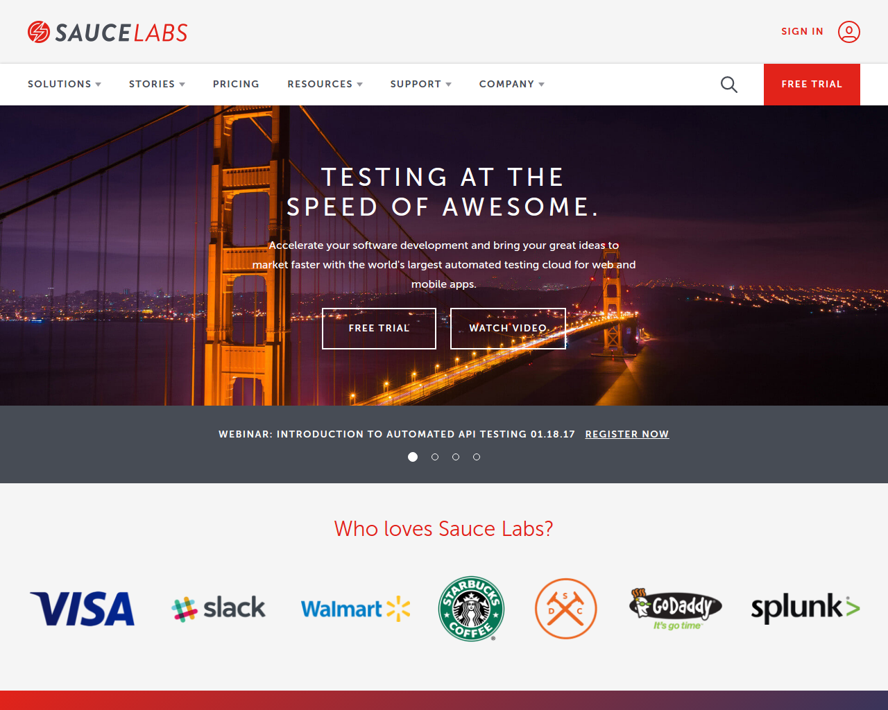Cover photo of Sauce Labs