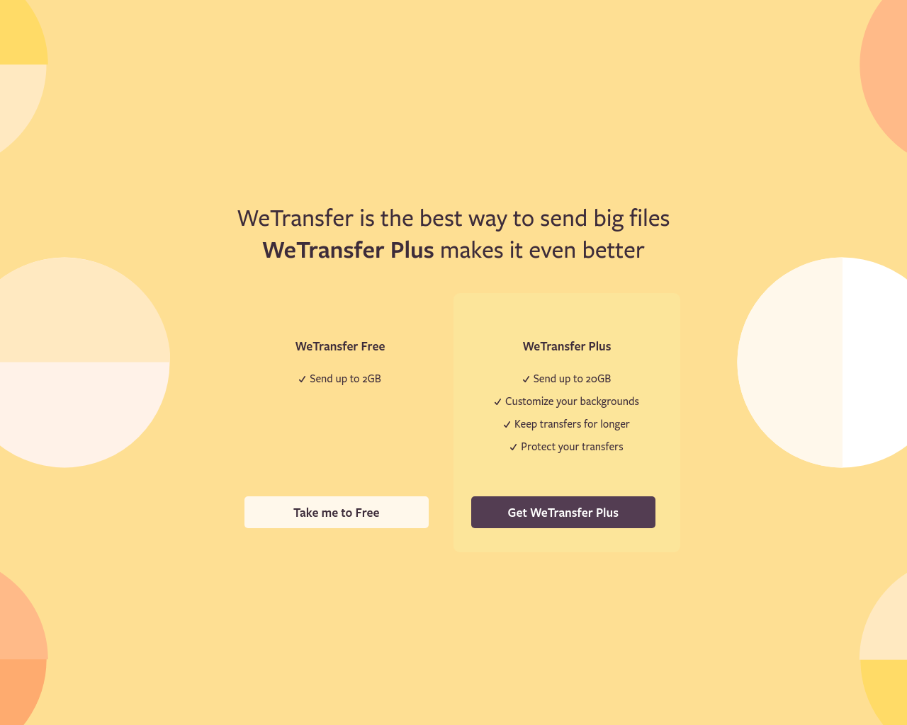 Cover photo of WeTransfer